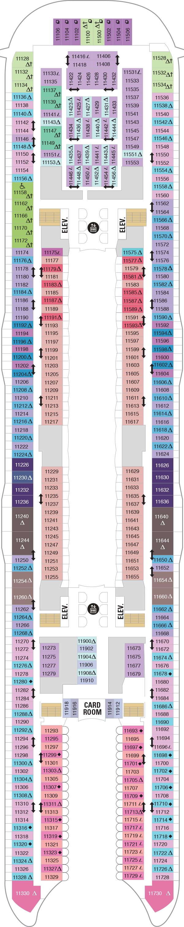 Oasis of the Seas - Royal Caribbean International - Deck 11