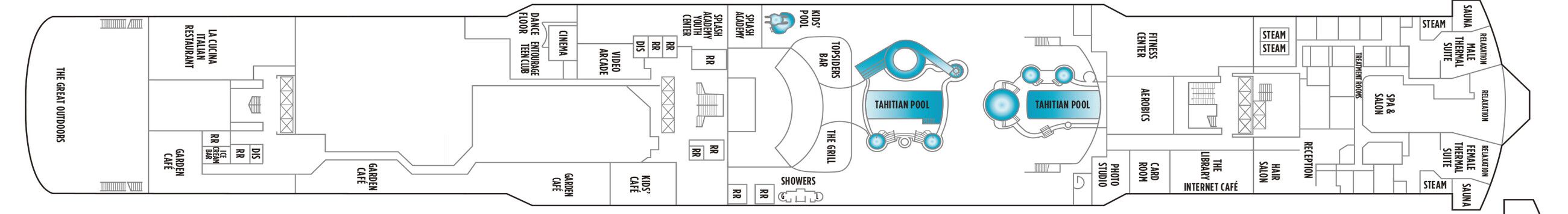 Norwegian Jewel - Norwegian Cruise Line - DECK 12