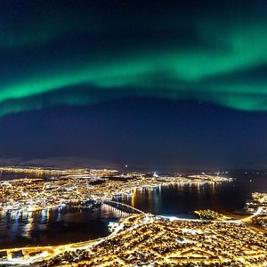 Nordlichter über Tromsø