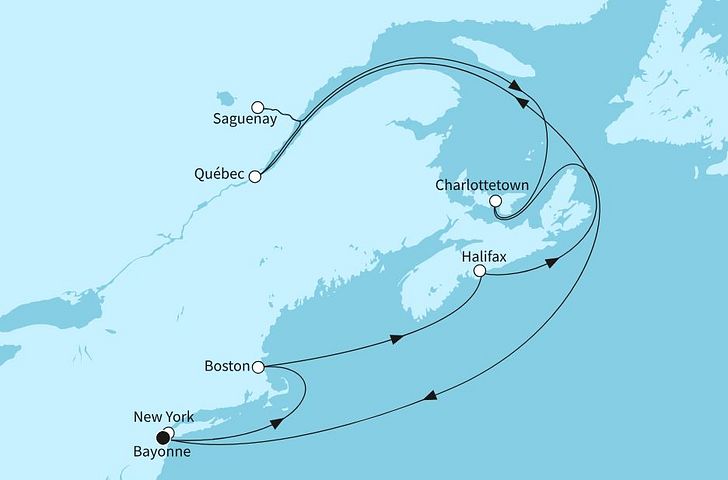 Impressionn zu Angebot der Woche - Mein Schiff 1 - Ostküste der USA und Kanada