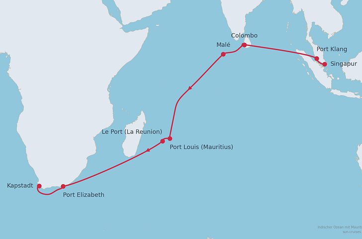 Impression zu Frühjahr 2027 - Mein Schiff 6 - Indischer Ozean mit Mauritius