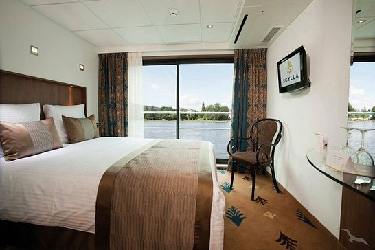 MS Alina  - Phoenix Flusskreuzfahrten - 2-Bett zur Alleinbenutzung außen mit frz. Balkon Saturndeck (I)