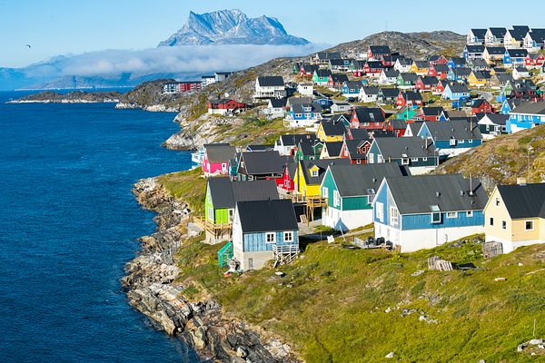 Blick auf Nuuk, Grönland