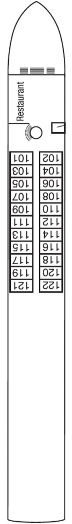 MS Alina  - Phoenix Flusskreuzfahrten - Deck 1 (Neptundeck)