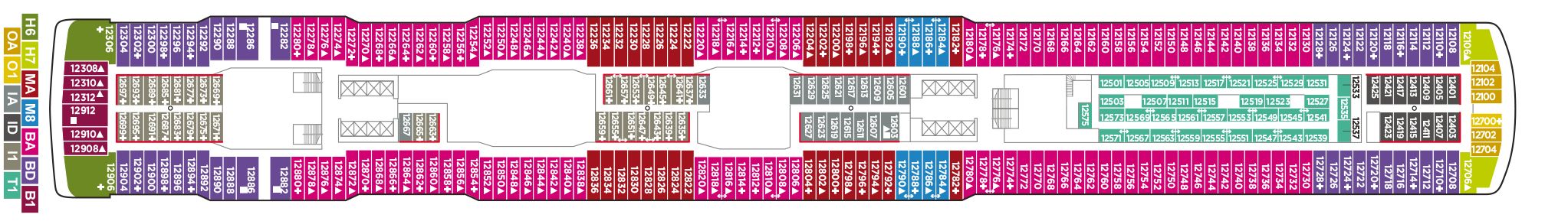 Norwegian Joy - Norwegian Cruise Line - DECK 12