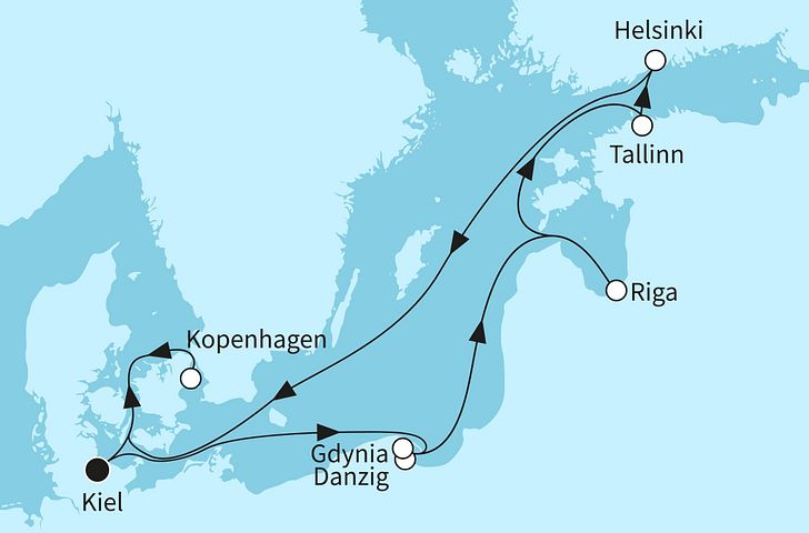 Impression zu Mein Schiff Einzelkabinen Special - Mein Schiff Relax - Zeitlose Ostsee, hyggeliges Kopenhagen
