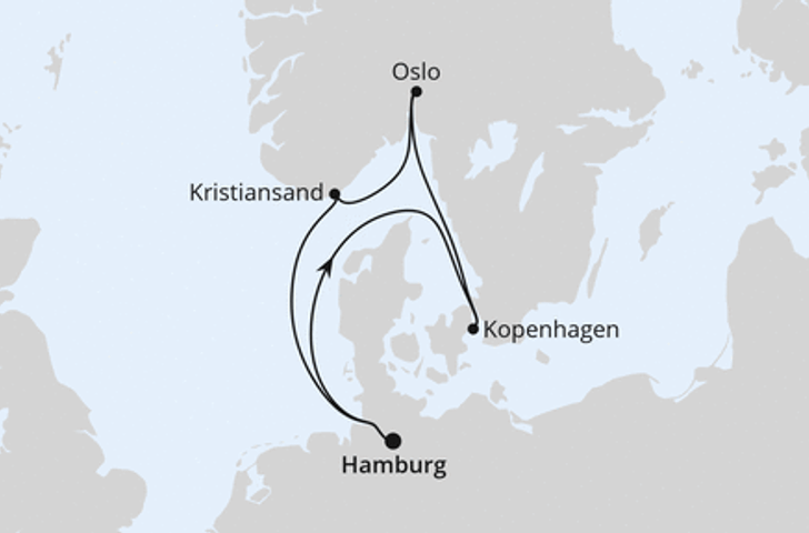Impression zu AIDA ALL IN Weihnachten & Silvester 2026/27 - AIDAnova - Metropolen & Skandinavien
