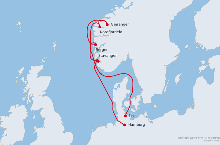 Impression zu AIDA Mailights - Norwegens Fjorde