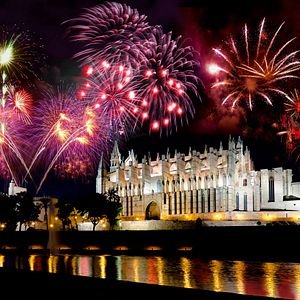 Silvesterfeuerwerk Palma de Mallorca