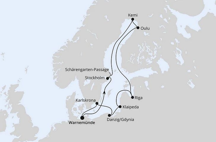 Impression zu AIDA Sommer 2028 - AIDAsol oder AIDAmar - Schärengärten der Ostsee