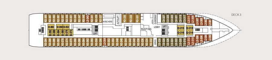 RICHARD WITH - Ohne Reederei - DECK 3