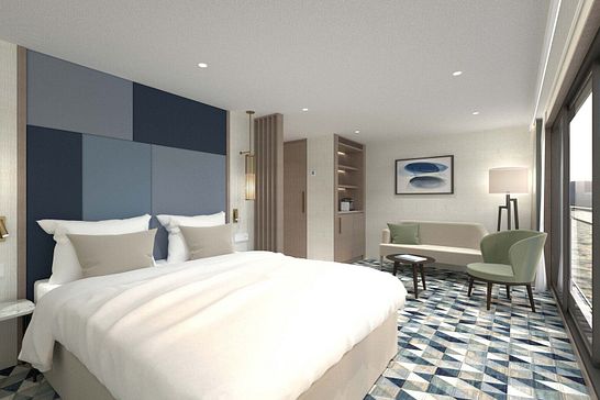 MS VIVA TWO - VIVA Cruises - Suite, Diamantdeck