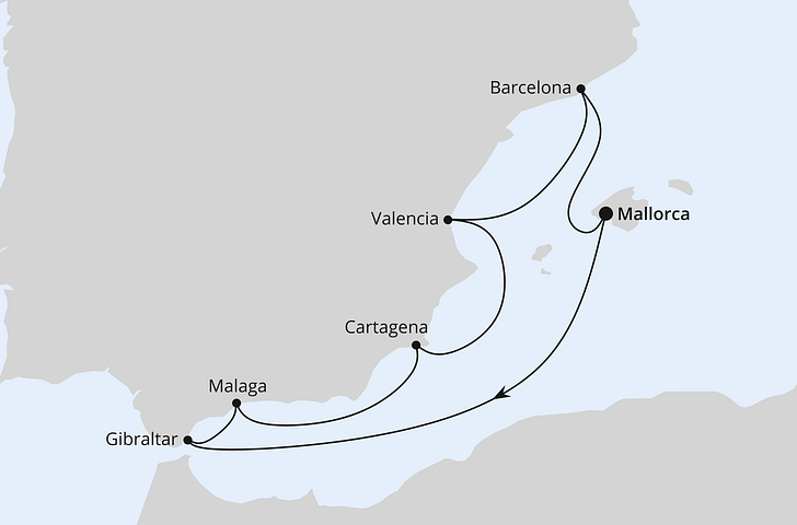 Impressionn zu AIDA Winter inkl. Bordguthaben - AIDAluna - Westliches Mittelmeer mit Gibraltar