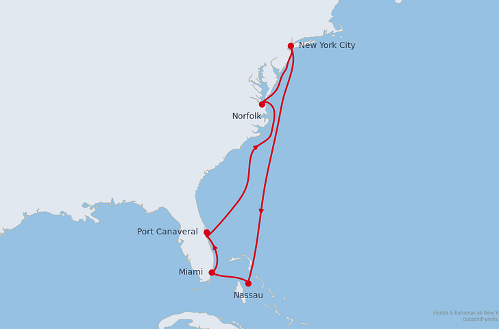 Impression zu Sommer 2026 - AIDAdiva - Florida & Bahamas