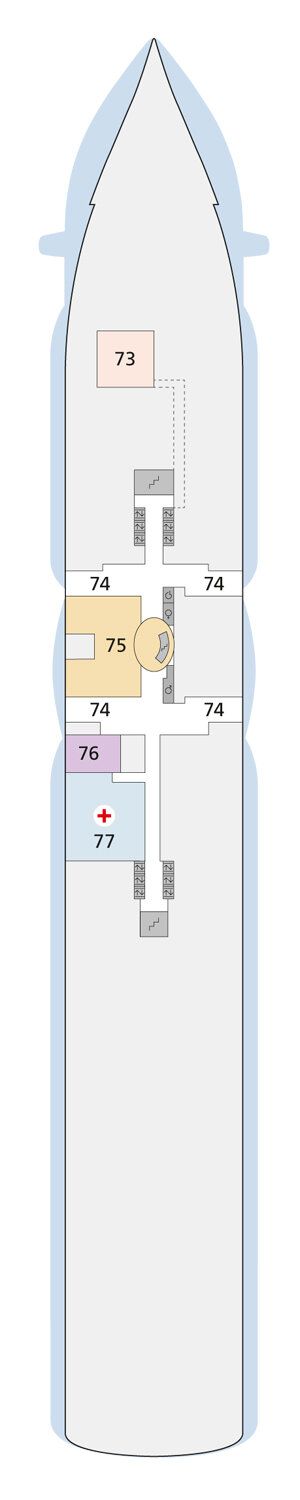 AIDAperla - AIDA Cruises - Deck 3 (Deck 3)