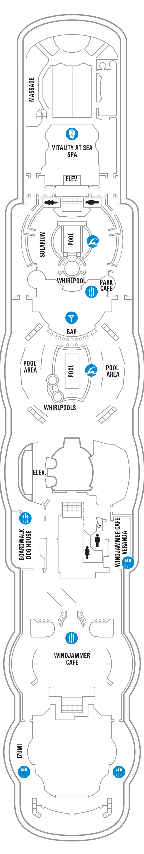 Radiance of the Seas - Royal Caribbean International - Deck 11