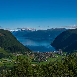 Alesund Blick auf Aksla