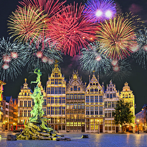 Silvester in Flandern / Antwerpen