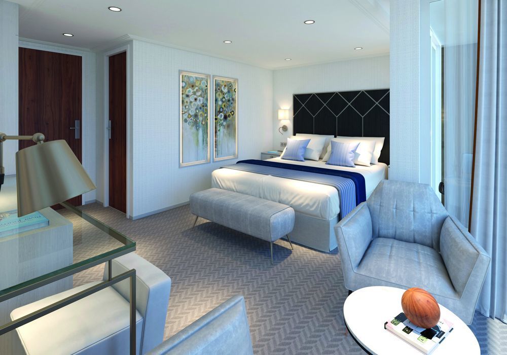LADY DILETTA - Plantours Flusskreuzfahrten - Kategorie 6, Junior-Suite, Zweibett außen, französischer Balkon (LK06)