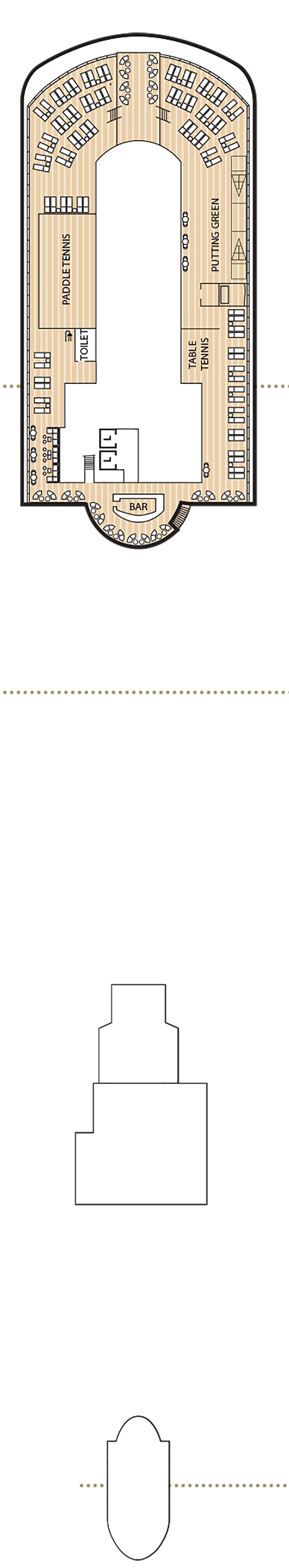 Queen Anne - Cunard Line - Deck 14 (Deck 14)