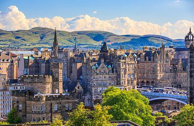 Blick über Edinburgh
