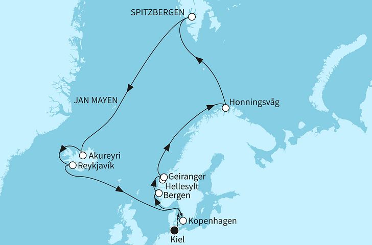Impressionn zu Sommer 2026 - Mein Schiff 7 - Große Abwechslung im Hohen Norden