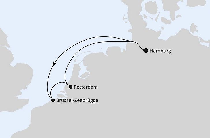 Impression zu AIDA Kreuzfahrten ab Hamburg - Kurzreise nach Belgien & Niederlande