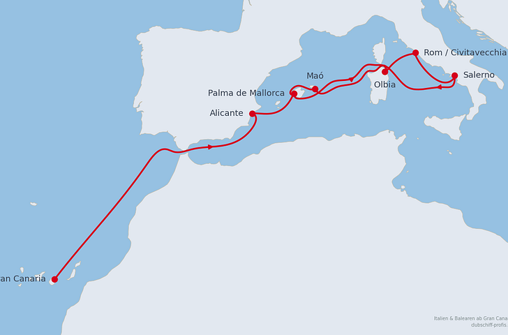 Impression zu Sommer 2027 - AIDAstella - Italien & Balearen