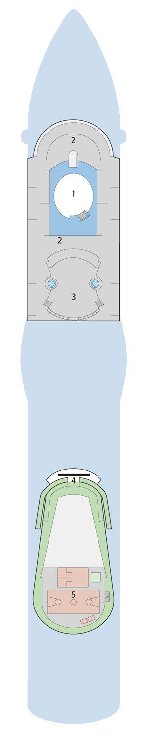 AIDAbella - AIDA Cruises - Deck 14 (Deck 14)