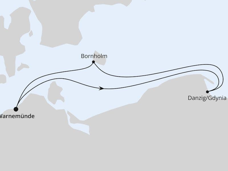 Kurzreise nach Danzig & Bornholm