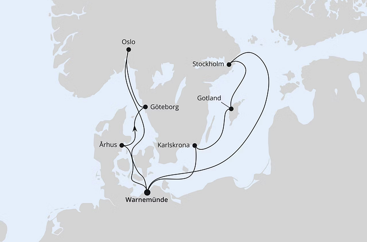 Impression zu Sommerferien 2026 - AIDAmar - Städte der Ostsee