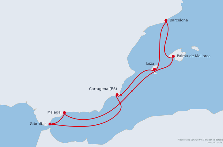 Impression zu AIDA Sommer 2026 - AIDAcosma - Mediterrane Schätze mit Gibraltar