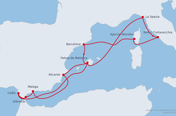 Impression zu AIDA Weihnachten & Silvester 2026/27 - AIDAmar - Westliches Mittelmeer intensiv