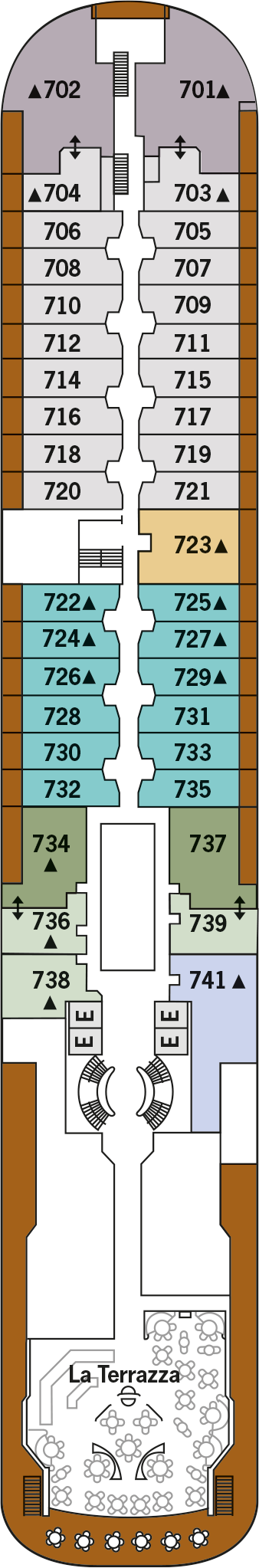 Silver Wind Expedition - Silversea - Deck 7 (Deck 7)