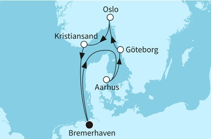 Impressionn zu Winter 2025/26 - Mein Schiff 3 - Norwegen & Skandinavien