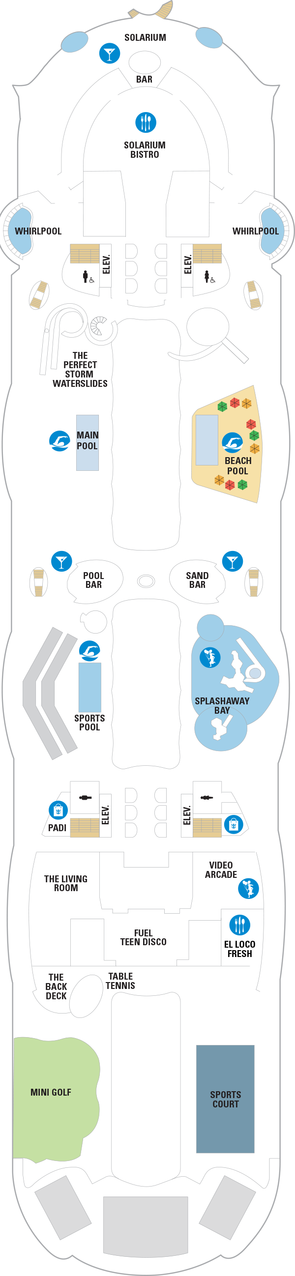 Symphony of the Seas - Royal Caribbean International - Deck 15 (Deck 15)