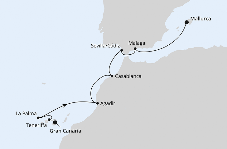 Impression zu AIDA Angebot der Woche - AIDAbella - Kanaren, Marokko & Andalusien