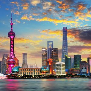 Shanghai bei Nacht