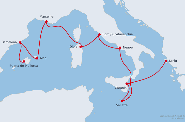 Impression zu AIDA All Inclusive Sommer 2027 - AIDAstella - Italien, Frankreich & Spanien