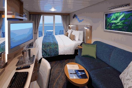 Allure of the Seas - Royal Caribbean International - Boardwalk View Kabine mit Balkon (4I)