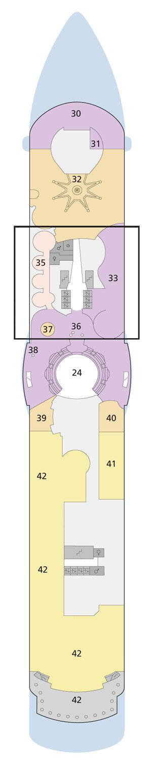 AIDAbella - AIDA Cruises - Deck 10 (Deck 10)