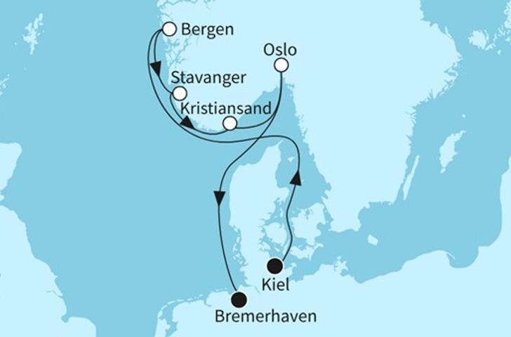 Impressionn zu Mein Schiff Balkon Special - Mein Schiff 3 - Idyllisches Norwegen