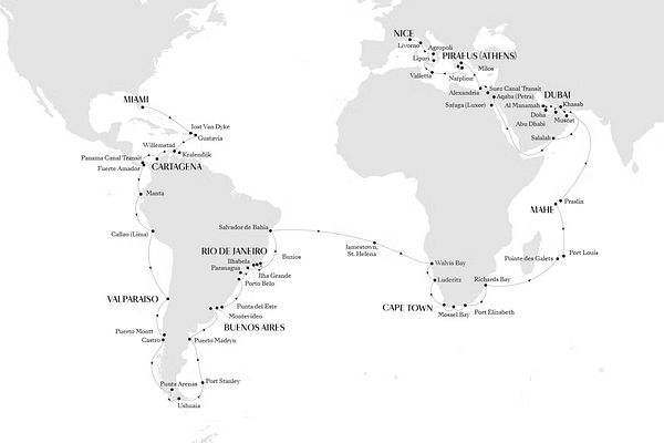 Silversea Weltreise