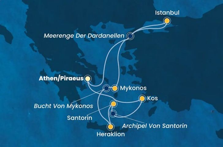 Impressionn zu Costa Last Minute - Costa Fortuna - Ägäische Abenteuer und byzantinische Schätze