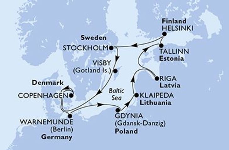 Impression zu Sommer 2027 - MSC Magnifica - Ostseekultur und Nordlichter-Abenteuer