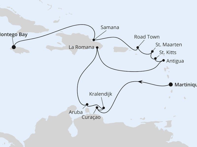  Karibische Inseln ab Martinique
