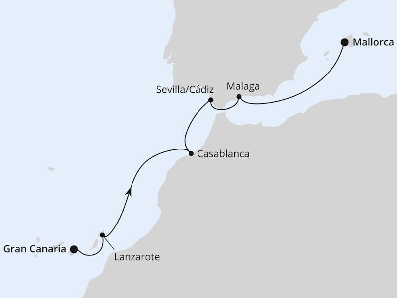 Kanaren, Marokko & Andalusien ab Gran Canaria 2