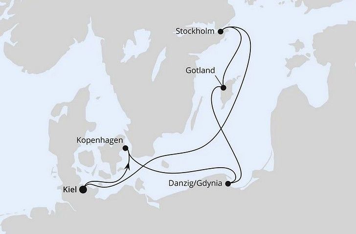 Impression zu AIDA Mailights - Ostseestädte & Schärengärten