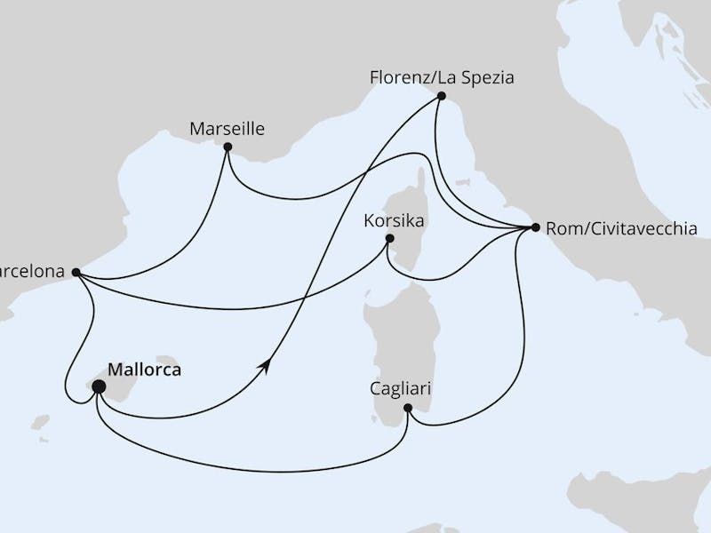 Große Mittelmeer-Reise ab Mallorca 1