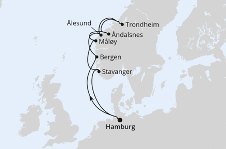 Impression zu AIDA Frühbucher Special - AIDAprima - Norwegens Fjorde ab Hamburg